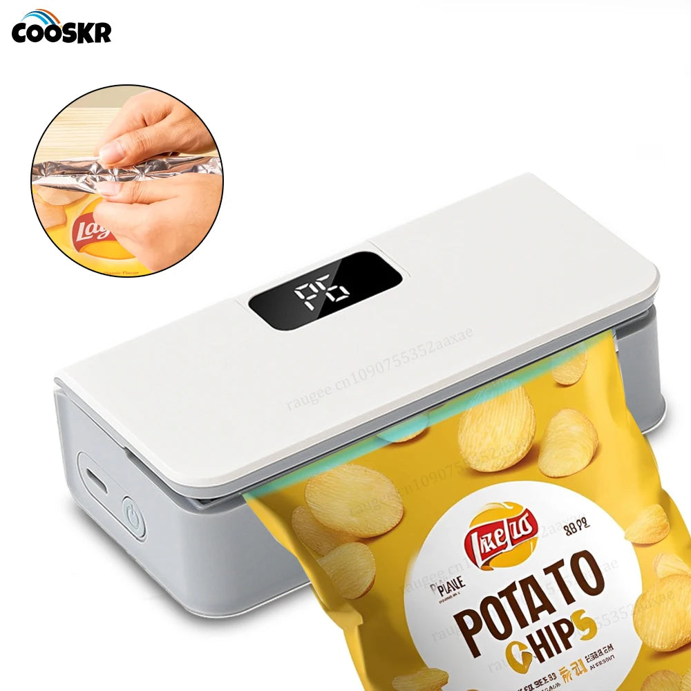 Rechargeable Mini Bag Sealer & Cutter – 2-in-1