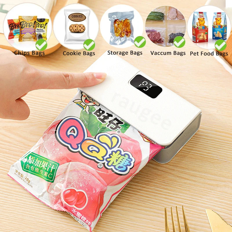 Rechargeable Mini Bag Sealer & Cutter – 2-in-1