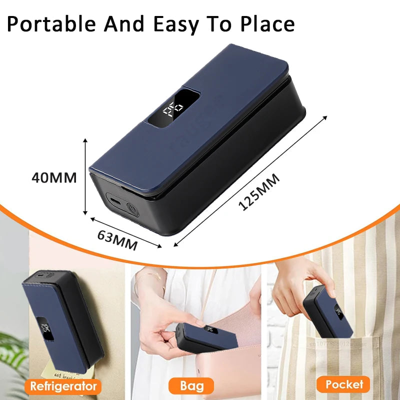 Rechargeable Mini Bag Sealer & Cutter – 2-in-1