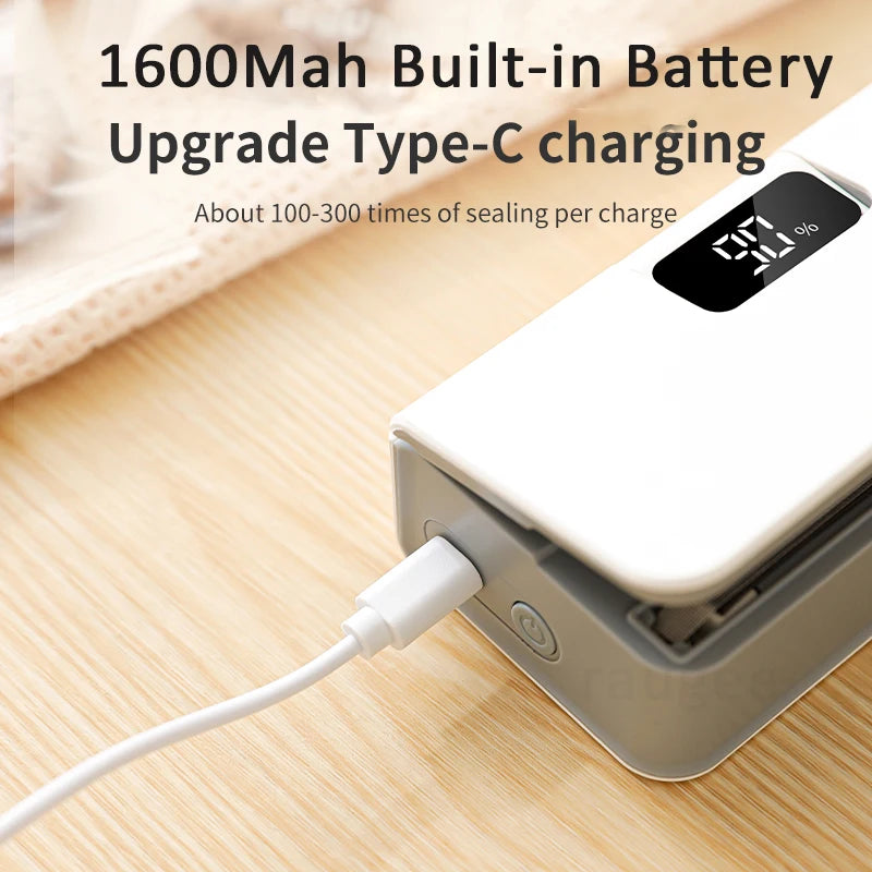 Rechargeable Mini Bag Sealer & Cutter – 2-in-1