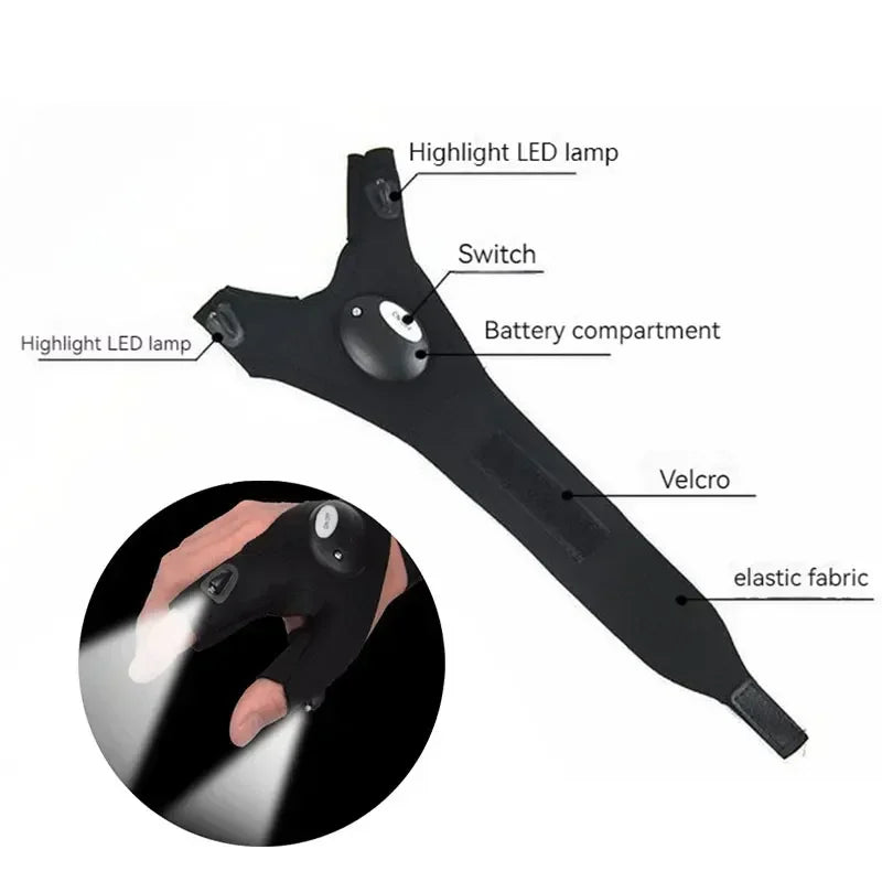 Trailcraft | LED Flashlight Gloves