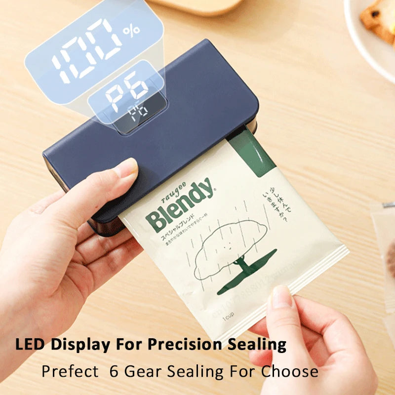 Rechargeable Mini Bag Sealer & Cutter – 2-in-1